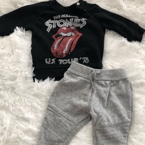 Baby Boy Rolling Stones Outfit
